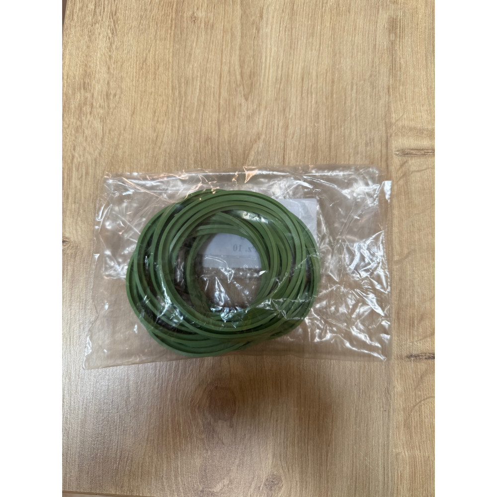 Tesnenie silikónové pre peletové dymovody - priemer 80 mm - zelené - 250 ° C - balenie 10 ks