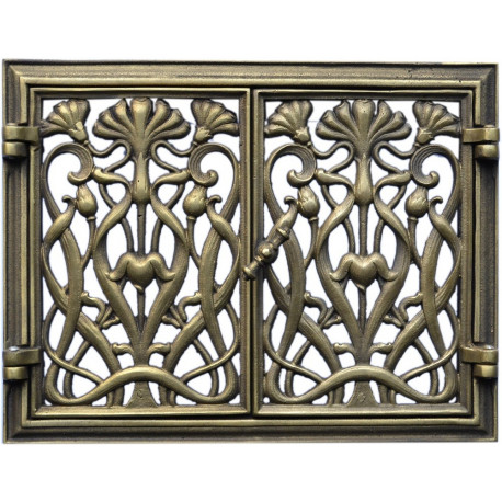 Dvierka ventilačné - 3553- mosadz