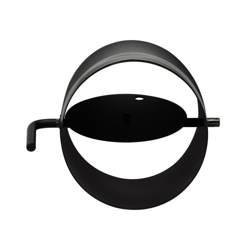 Rúra 150mm/25cm - klapka/1,2mm smaltovaná čierna