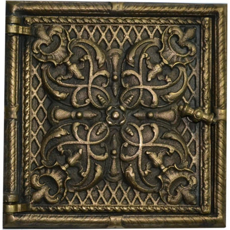 Dvierka komínové - ORNAMENT - nr.41-mosadz