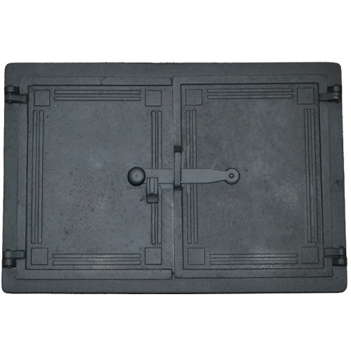 Dvierka chlebové,pecové -HLADKÉ-čierne