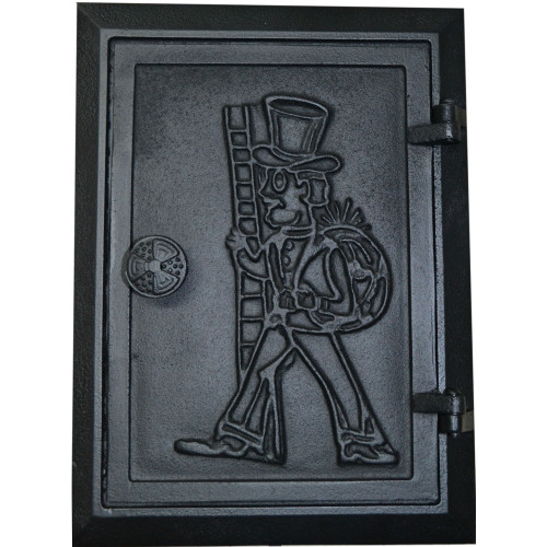 Dvierka komínové KOMINÍČEK 2 -liatina - čierna