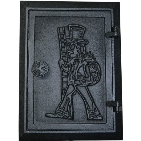 Dvierka komínové KOMINÍČEK 2 -liatina - čierna