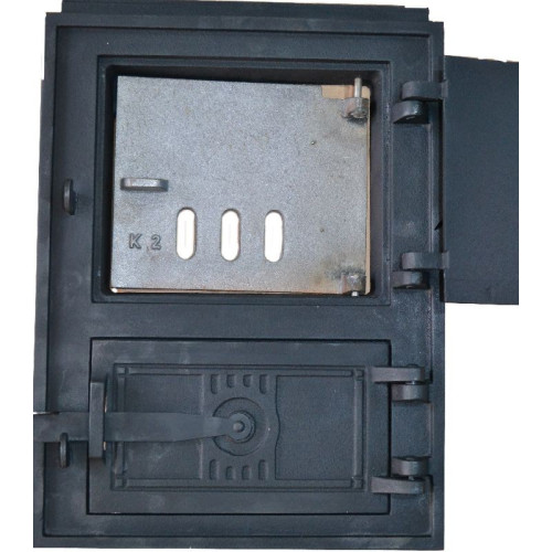 Liatinové dvierka kuchynské - 3T - stredné - čierne