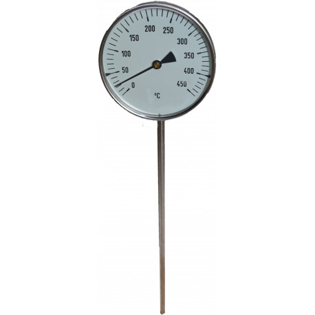 Teplomer TU-100-0-450°C-stonka 400mm+jímka