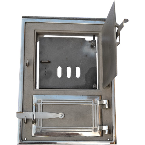 Liatinové dvierka kuchynské - HLADKÉ 3 - stredné - nikel