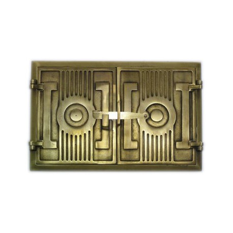 Pec liatinová - HRANA - malá - mosadz + NEREZ telo