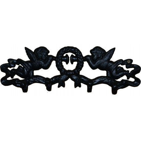 Vešiak liatinový - Anjeli