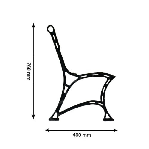 Liatinová lavička - LUDMILA - nr.22 - cena za 2 ks-pár