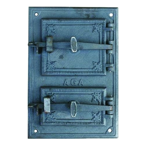 Liatinový kachľový štít hermetický - RETRO I.