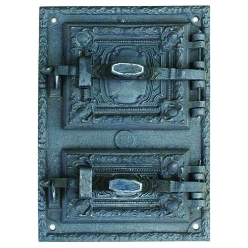 Liatinový kachľový štít hermetický - RETRO II.