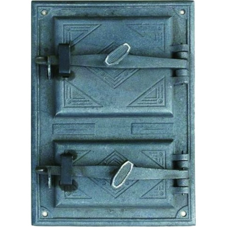 Liatinový kachľový štít - DUET