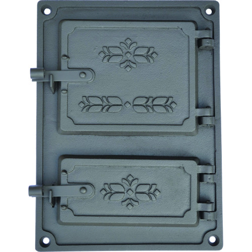 Liatinový kachľový štít - LT-čierny