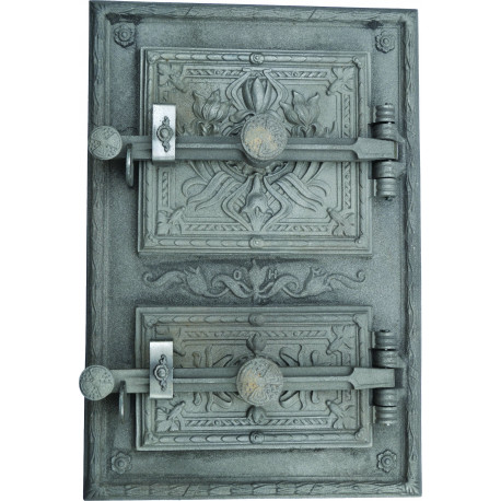 Liatinový kachľový štít - IRIS