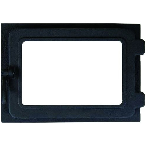 Liatinové kachľové dvierka MARINUS - čierna