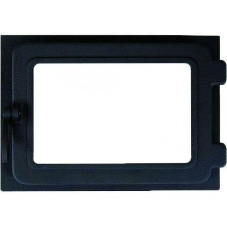 Liatinové kachľové dvierka MARINUS - čierna