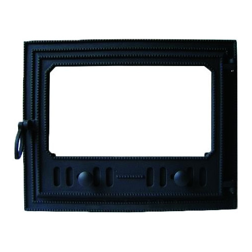 Liatinové kachľové dvierka MANON - čierna