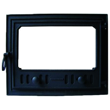 Liatinové kachľové dvierka MANON - čierna