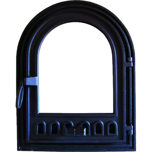 Liatinové kachľové dvierka MAGDA-čierna