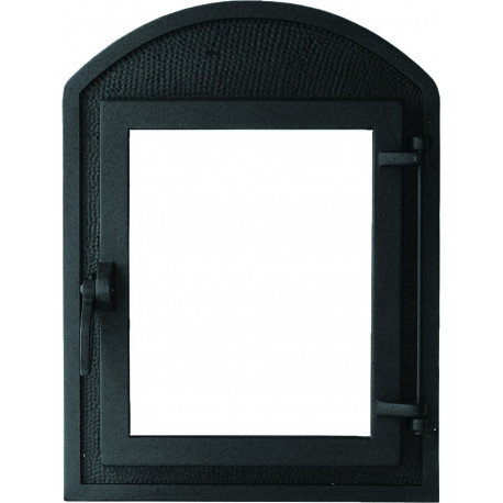 Liatinové dvierka hermetické MELITA - čierna