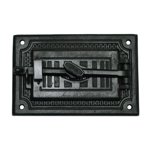 Liatinové dvierka LUX PLUS-dolné-malé -s tesniacou šnúrou-čierna