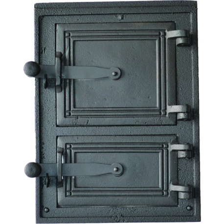 Liatinové dvierka kuchynské - HLADKÉ 2 - malé-čierne