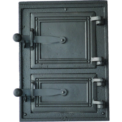 Liatinové dvierka kuchynské - HLADKÉ 3 - stredné - čierne