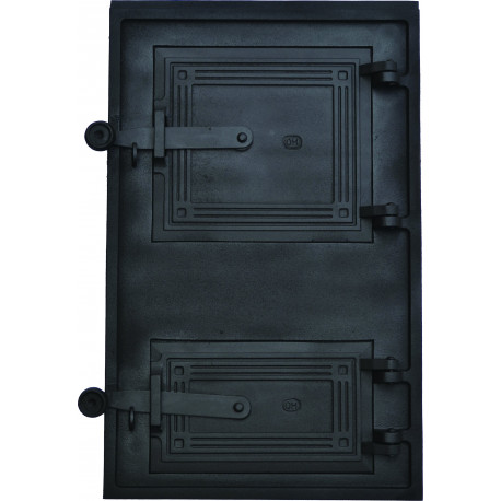 Liatinové dvierka kuchynské - HLADKÉ 4 - KO - čierna