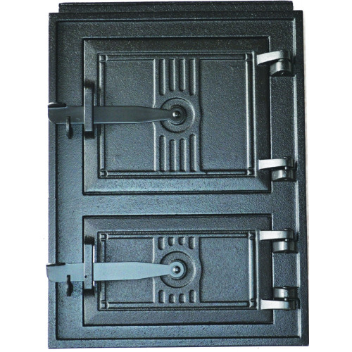 Liatinové dvierka kuchynské - 2T - malé - čierne