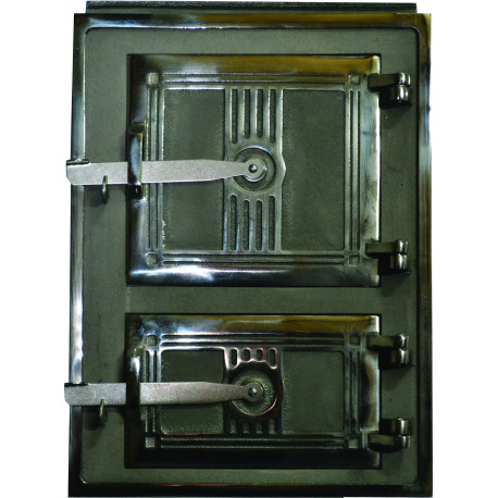 Liatinové dvierka kuchynské - 2T - malé - nikel