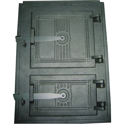 Liatinové dvierka kuchynské - 3T - stredné - čierne