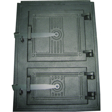 Liatinové dvierka kuchynské - 3T - stredné - čierne