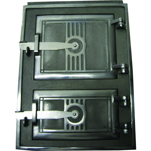 Liatinové dvierka kuchynské - 3T - stredné - nikel