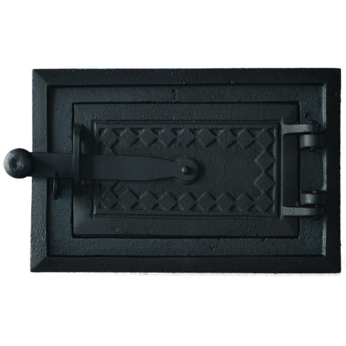 Liatinové dvierka kuchynské delené - VZOR - MALÁ-čierna