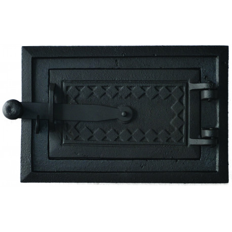 Liatinové dvierka kuchynské delené - VZOR - MALÁ-čierna