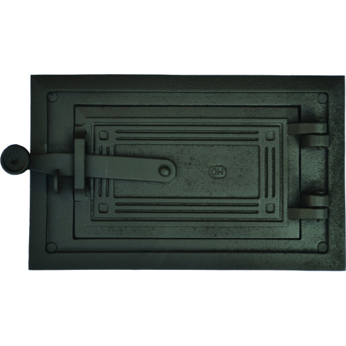 Liatinové dvierka kuchynské delené-HLADKÁ- KO-MALÁ-čierna