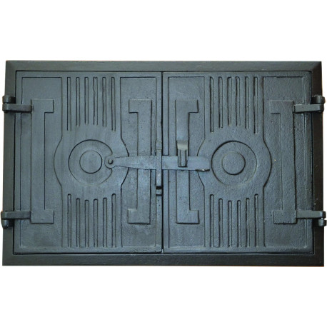 Dvierka chlebové,pecové - MALÁ -čierna