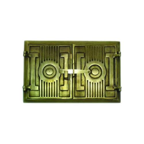 Dvierka chlebové,pecové -MALÁ - MOSADZ