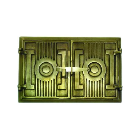 Dvierka chlebové,pecové -MALÁ - MOSADZ