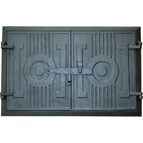 Dvierka chlebové,pecové - VEĽKÉ - ČIERNE