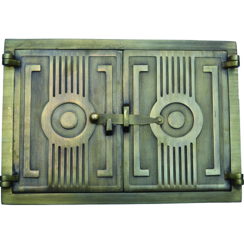 Dvierka chlebové,pecové -VEĽKÉ - MOSADZ