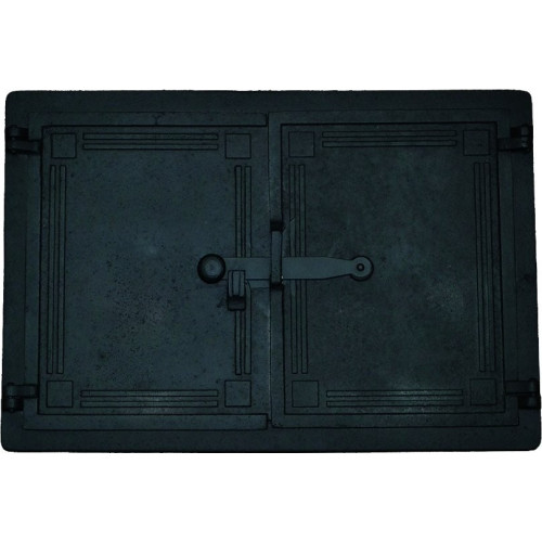 Dvierka chlebové,pecové -HLADKÉ-čierne