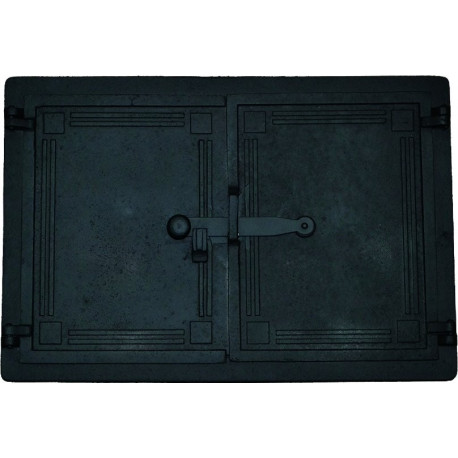 Dvierka chlebové,pecové -HLADKÉ-čierne