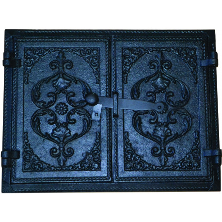 Dvierka chlebové,pecové - OZDOBNÉ-čierne