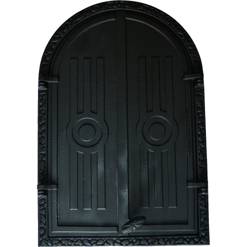 Dvierka pecové,udiarenské - KLASIK-ÚZKY-čierny