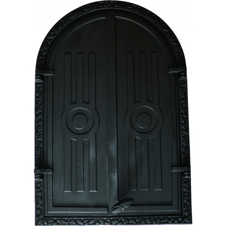 Dvierka pecové,udiarenské - KLASIK-ÚZKY-čierny