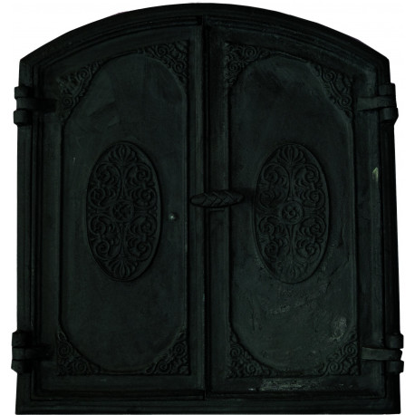 Dvierka pecové - udiarenské -GOLEM-čierne