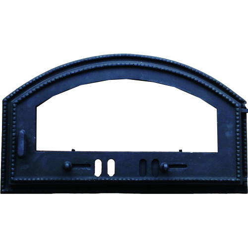 Pizza dvierka - ROMA - veľké - PRAVÁ - presklená-čierna