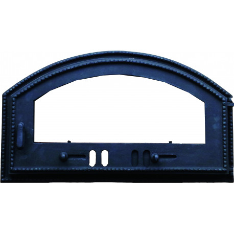 Pizza dvierka - ROMA - veľké - PRAVÁ - presklená-čierna