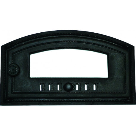 Pizza dvierka - SICILIA - pravá, presklená - čierna